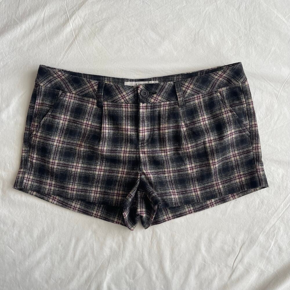 Y2K American Rag CIE Plaid Low Rise Shorts - Size 11